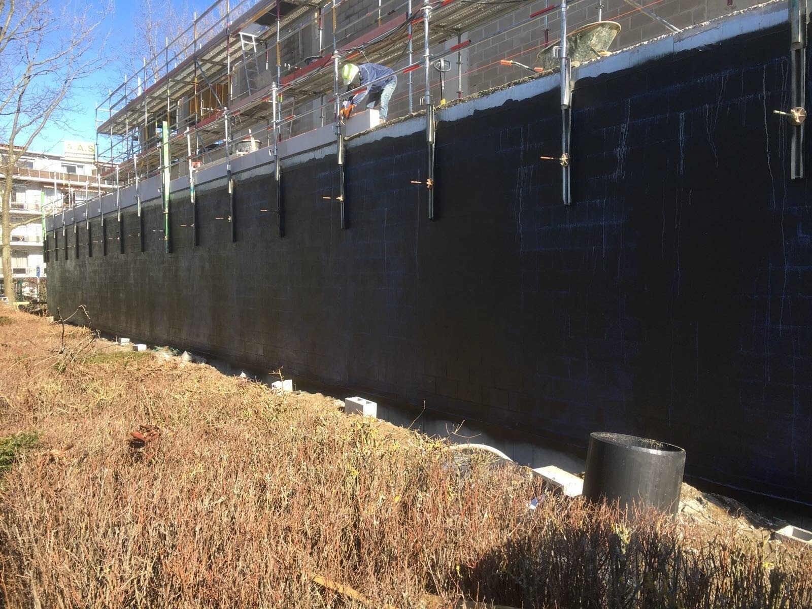 rode loop betonblokmuren luchtdicht rode loop betonblokmuren luchtdicht